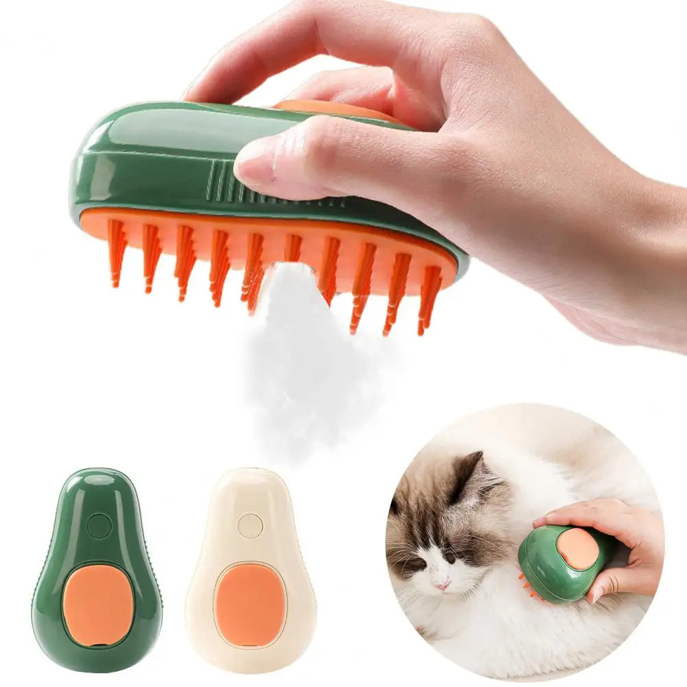 Steamy Cat Brush Cat Dog Grooming Comb Electric Self Cleaning Steam Cat Brush For Massage
