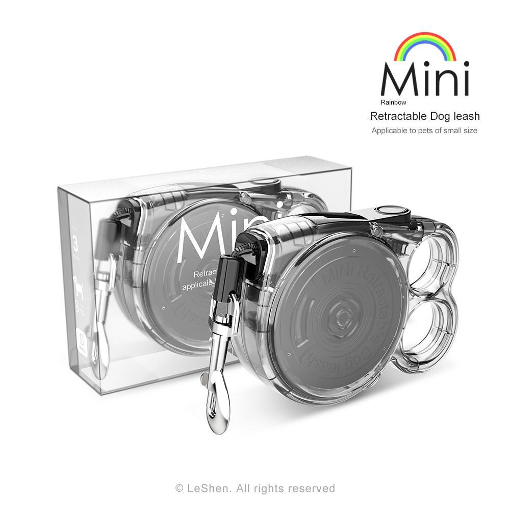 Mini Retractable Dog Leash - For Small Pets Lightweight Design Easy To Use Ideal For Outdoor Use