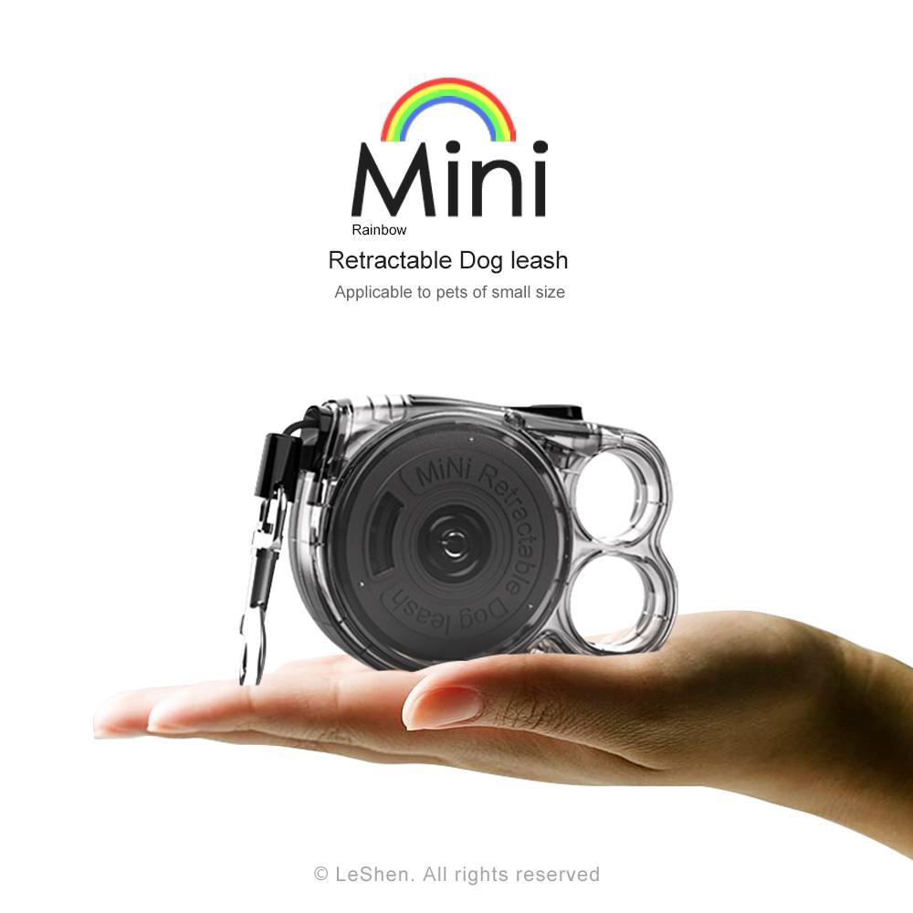 Mini Retractable Dog Leash - For Small Pets Lightweight Design Easy To Use Ideal For Outdoor Use